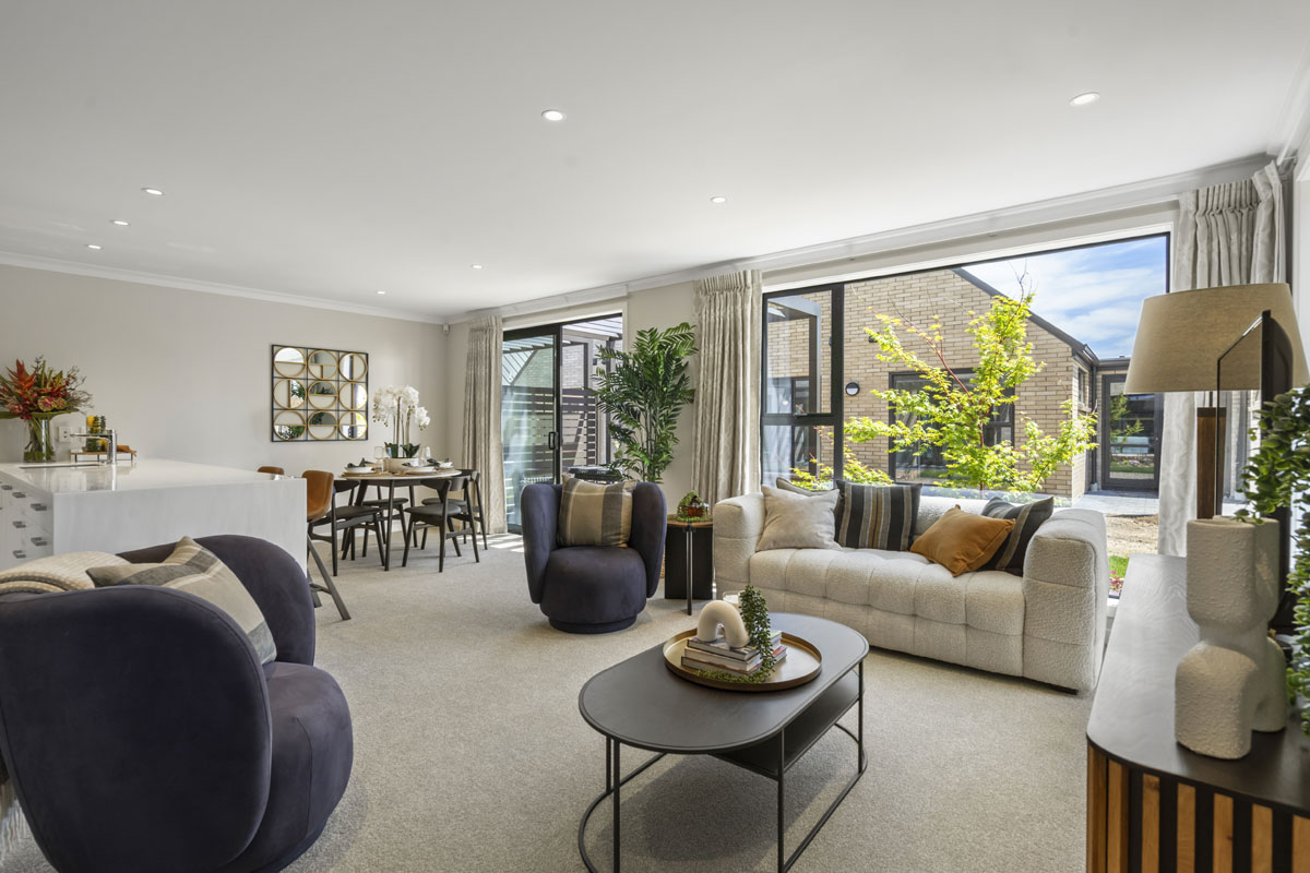 View inside a townhouse at Patrick Hogan village